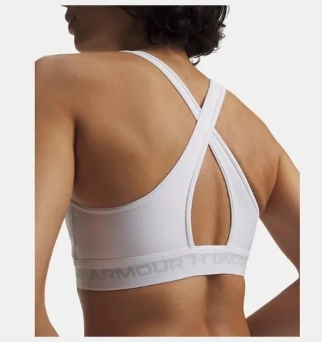 Resim Under Armour Crossback Mid Bra Kadın Spor Sütyen 1361034-100