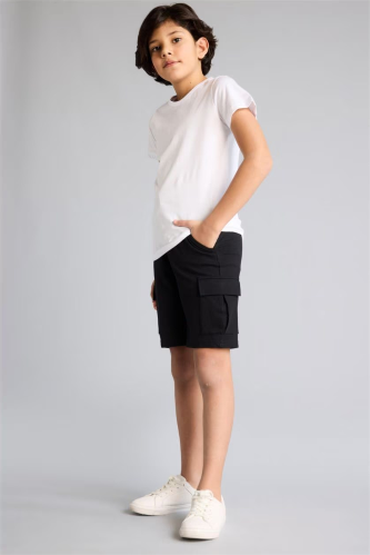 Resim Defacto Erkek Çocuk Penye Şort B5868A8/BK27