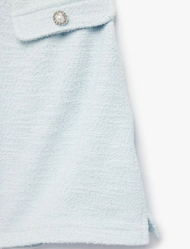 Resim Koton Kız Çocuk Kot&Kanvas Şort 6SKG40065AK