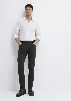 Resim Mavi Erkek Kanvas Pantolon M00351A4090