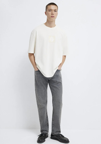 Resim Mavi Erkek T-shirt M0613148-70057