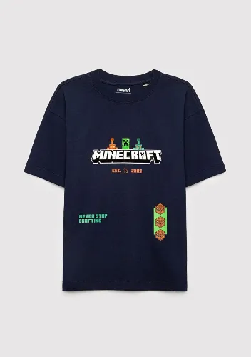 Resim Mavi Erkek Çocuk T-shirt M6610494-84371
