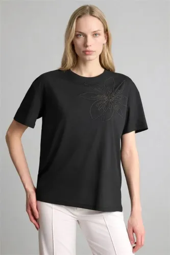 Resim Defacto Kadın T-shirt H2463AX/BK81