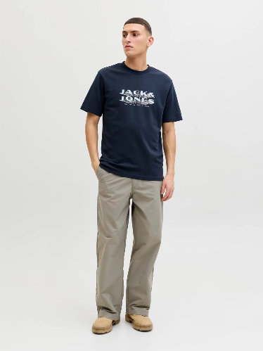 Resim Jack & Jones Jcofusıon Jj Brandıng Tee Ss Crew Neck Erkek T-Shirt 12289880