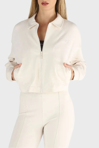 Resim Guess Athleisure  Kadın  Mont V6RQ17KD822-G9L9 Annıe Crop Full Zıp Jacket