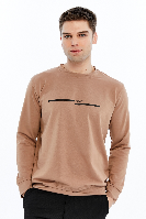 Resim Paul&More Erkek Sweat What Baskı 0 Yaka 2 İp