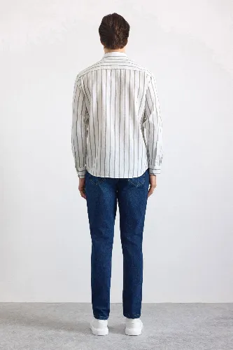 Resim Süvari Cotton Regular Uzun Kol Gömlek Erkek Gömlek SGM1008400007