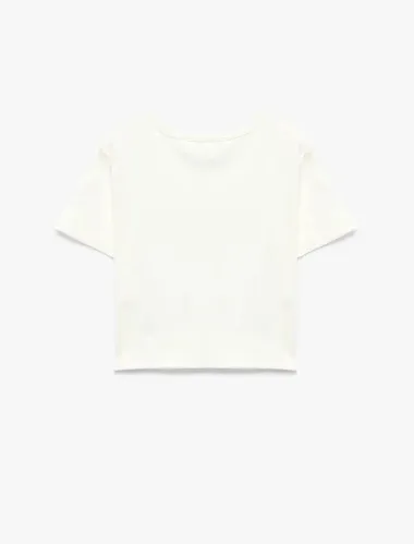 Resim Koton Kız Çocuk T-shirt 6SKG10476AK