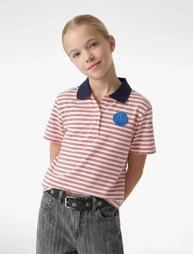 Resim Koton Kız Çocuk T-shirt 6SKG10464AK