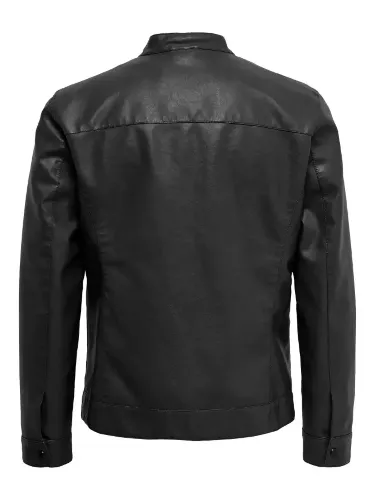 Resim Only & Sons Onsmike Pu Racer Jacket Otw Vd Noos Erkek Deri Mont Ve Ceket 22012339