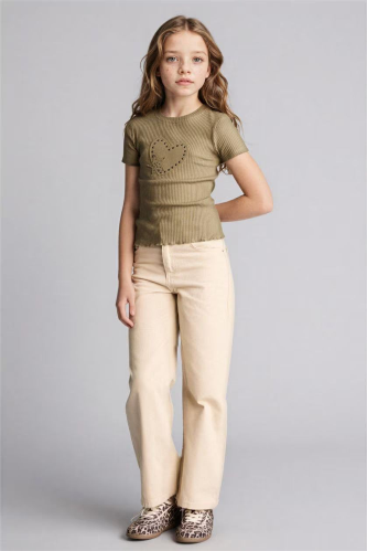 Resim Defacto Kız Çocuk T-shirt H1254A8/KH436