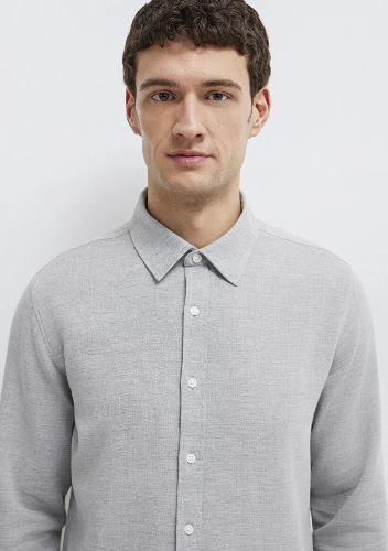 Resim Mavi Erkek Uzun Kol Gömlek M0211913-70074