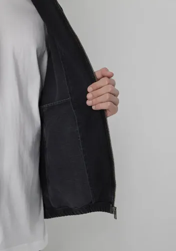 Resim Mavi LAITH Erkek Jean Ceket M0121131-A3974
