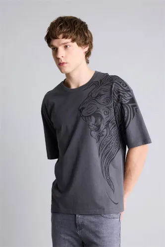 Resim Defacto Erkek T-shirt G5579AX/AR148