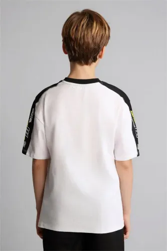 Resim Defacto Erkek Çocuk T-shirt H2687A8/WT34