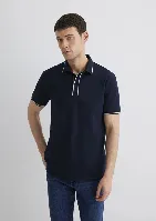 Resim Mavi Erkek T-shirt M0612648-80872