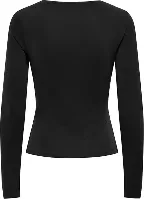 Resim Only Onlfree L/S O-Neck Drapıng Top Jrs Kadın T-shirt 15380710