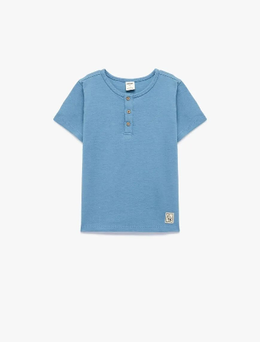 Resim Koton Erkek Bebek T-shirt 6SMB10087TK