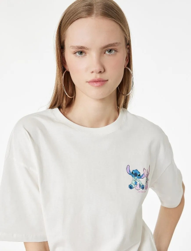 Resim Koton Kadın T-shirt 6SAL10086IK