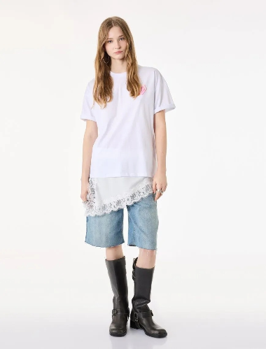 Resim Koton Kadın T-shirt 6SAL10590IK