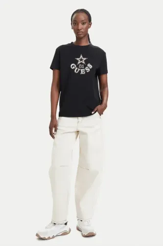 Resim V6YI04K4268-JBLK Gues Kadın T-shirt