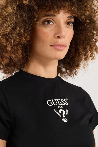 Resim Guess Athleisure  Kadın  T-shirt V4YI21KCDH1-FJ8N Colette Ss Tee