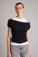 Resim Defacto Kadın T-shirt G9546AX/BK81