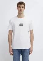 Resim Mavi Erkek T-shirt M0613364-620