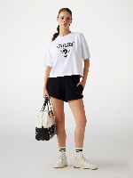 Resim Guess Athleisure  Kadın  T-shirt V4YI06I3Z14-G011 Aurelıe Boxy Tee