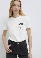 Resim Mavi Kadın T-shirt M1613723-70057