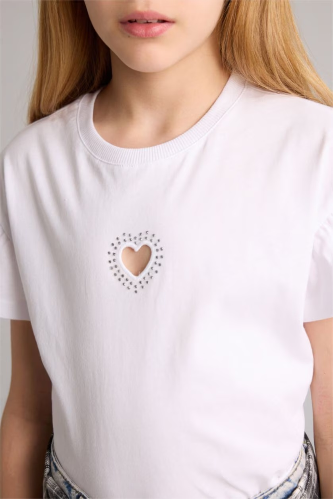 Resim Defacto Kız Çocuk T-shirt G9913A8/WT79