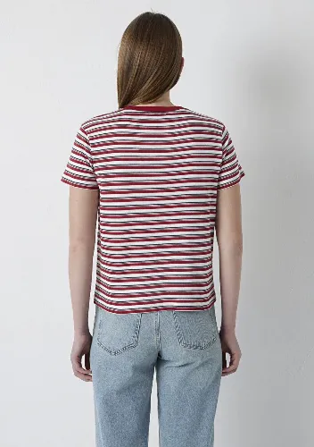 Resim Mavi Kadın T-shirt M1614397-91112