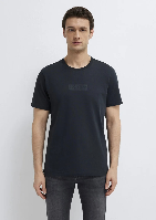 Resim Mavi Erkek T-shirt M0613270-71379