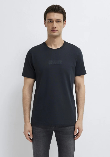 Resim Mavi Erkek T-shirt M0613270-71379