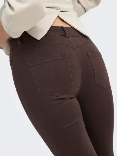 Resim Only Onlblush Mıd Flared Colour Pant Pnt Noos Kadın Kanvas Pantolon 15379119