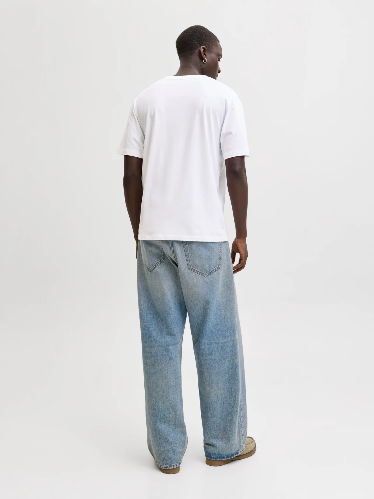 Resim Jack & Jones Jjdevın Daytona Prınt Tee Ss Crew Ln Erkek T-Shirt 12290173