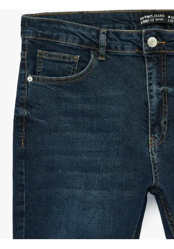 Resim Koton Erkek Jean Pantolon 7WAM40090ND