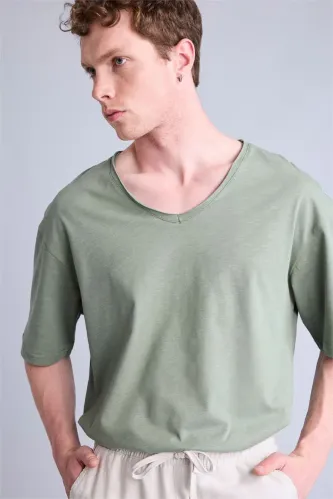 Resim Defacto Erkek T-shirt H7783AX/KH440