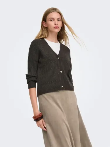 Resim Only Onlkatıa Ls Vneck Cardı Knt Noos Kadın Kazak 15310902