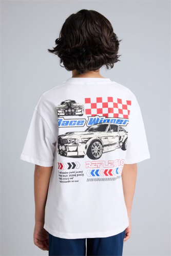 Resim Defacto Erkek Çocuk T-shirt H0978A8/WT34