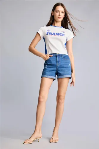 Resim Defacto Kadın T-Shirt I1293Ax/Wt32