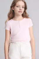 Resim Defacto Kız Çocuk T-shirt G1134A8/PN343