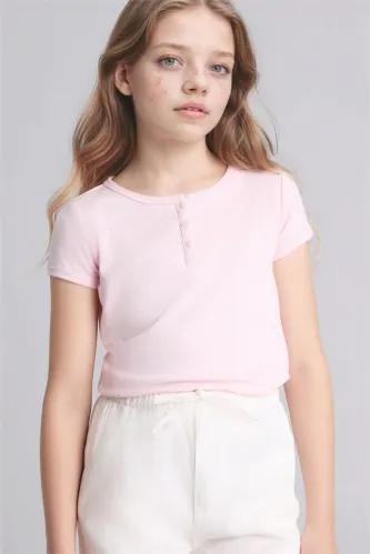 Resim Defacto Kız Çocuk T-shirt G1134A8/PN343