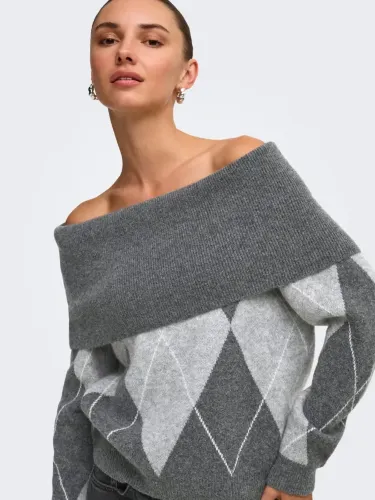 Resim Only Onlalıvıa Ls Off Shoulder Knt Kadın Kazak 15383895