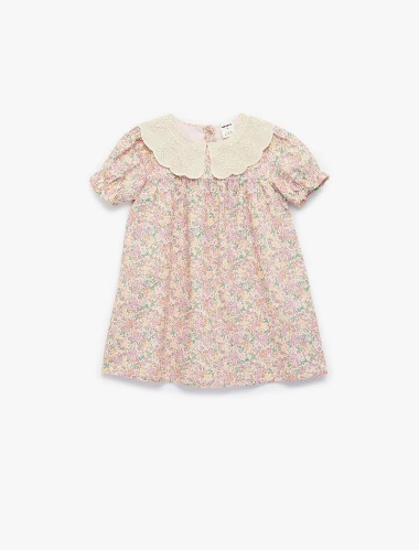 Resim Koton Kız Bebek Elbise 6SMG80041AW