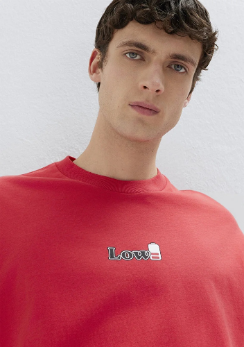 Resim Mavi Erkek T-shirt M0613376-70428