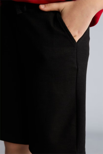 Resim Defacto Erkek Çocuk Penye Şort H2675A8/BK27