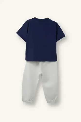 Resim Defacto  Erkek Bebek Sweat Takım H5612A5/NV42