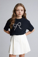 Resim Defacto Kız Çocuk T-shirt H3419A8/BK81