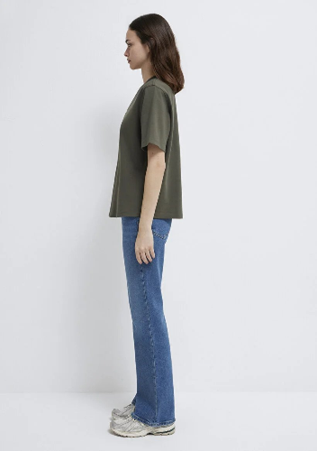 Resim Mavi Kadın T-shirt M1612829-71553